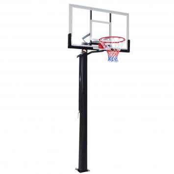 Баскетбольная стойка 237-307 см Полиэтиленовый баскетбольный объект белый/черный
