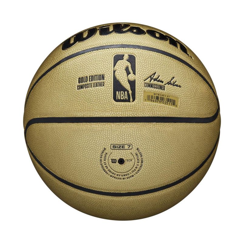 Баскетбольный мяч Wilson NBA Gold Edition